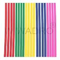 7MM Mini Fluorescent (Random) Colored HOT MELT Glue Sticks (20 Sticks)