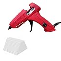 Fiber Red 40 Watt Gun with On Off Switch LED Indicator and 50 Adhesive Glue Sticks (7mm)