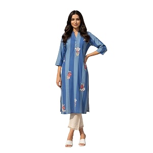 W for Woman Colour Block Floral Printed