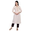 W for Woman Embroidered Zari Work A-Line
