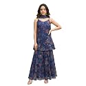 W for Woman Floral Printed Chiffon Noodle
