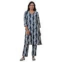 W for Woman Folksong Blue Animal Print
