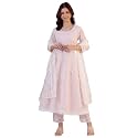 W for Woman Geometric Printed Anarkali Kota