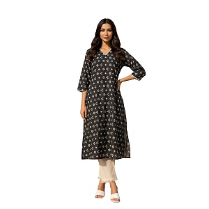 W for Woman Geometric Printed Lace Pure