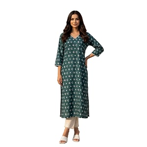 W for Woman Geometric Printed Lace Pure