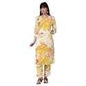 W for Woman Orange Abstract Printed Tiered