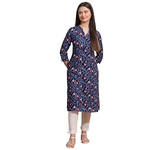 W for Woman Pink Bold Geometric Printed