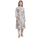 W for Woman Pink Bold Geometric Printed