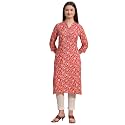 W for Woman Pink Bold Geometric Printed