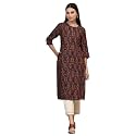 W for Woman Pink Bold Geometric Printed