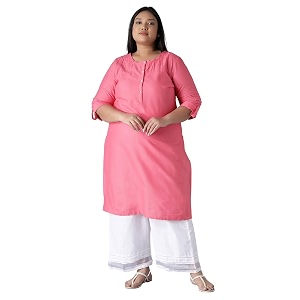 W for Woman Women Cotton Blend Round
