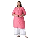 W for Woman Women Cotton Blend Round