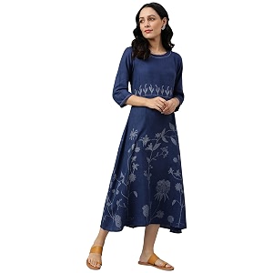 W for Woman Womens Rayon Relaxed Fit