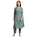 W for Woman Reef Blue Floral Printed