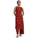 W for Woman Reef Blue Floral Printed