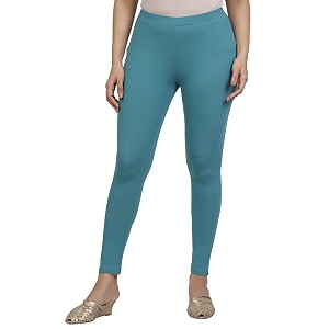 W for Woman Skinny Fit Blue Cotton