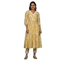 W for Woman Solid Straight Pure Cotton