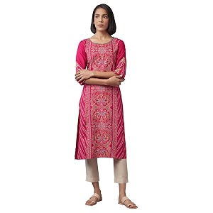 W for Woman Viscose Women Dark Floral