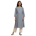 W for Woman Women39s Cotton Geometric Regular