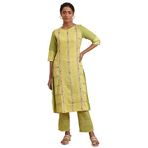 W for Woman Womens Polyester Straight Fit