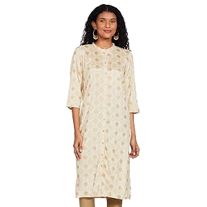 W for Woman Womens Rayon Straight Knee-Length