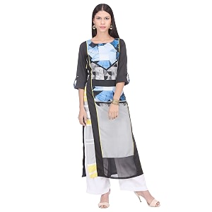 W for Woman Womens Satin Straight Fit