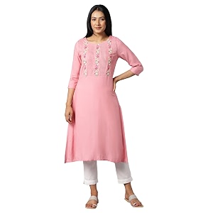 W for Woman Womens Viscose Regular Fit