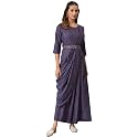W for Woman Women Maroon Maxi Insta