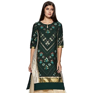 W for Woman Womens Straight Kurta 17AU17090-50591