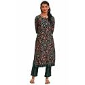 W for Woman Women Viscose Printed Embellished