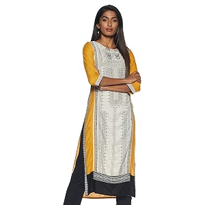 W for Womens Straight Kurta
