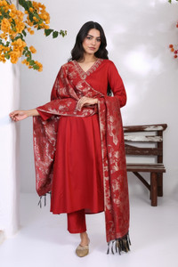 W Women Kurta Pant Dupatta Set