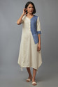 W Women Striped A-line Kurta