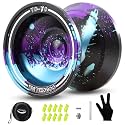 W07 Pro Metal yo yo, Dual Mode - Responsive and Non-Responsive yoyo, Suitable for Children and Adults, Beginners and Advanced Players, Advanced Trick Yoyo
