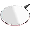 TOZO W1 Wireless Charger,10W Qi-Certified Fast ChargingPad With Aviation Aluminum Computer Numerical Control Technology Compatible For Iphone 14 13 12 Series,SamsungGalaxy Series(No Ac Adapter),White