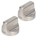 W11239985 W10850015 Gas Stove Knobs (2PCS) Replace W11032553 Control Knob