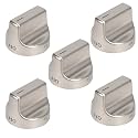 W11239985 W10850015 Gas Stove Knobs (5PCS) Replace W11032553 Control Knob