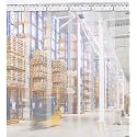 W3' X H7' Vinyl Strips 0.08 Inch Thickness, 6PCS Door PVC Strip Curtain Kit Clear Plastic Strips Freezer Curtains for or Winter, Freezer, Cooler, Warehouse Commercial Doors(36" W x 84" L)