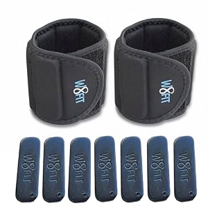 w8fit wrist weights slim adjustable strap and weights