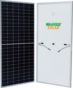 waaree 365 w  white backsheet  high efficiency mono-perc solar panel pack of 2