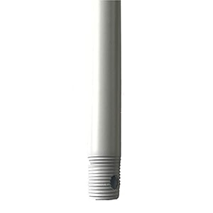 18in ceiling fan extension downrod in matte white