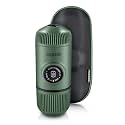 WACACO Nanopresso Portable Espresso Maker Bundled with Protective Case, Upgrade Version of Minipresso, Mini Travel Coffee Machine, Perfect for Camping, Travel and Office (Elements Moss Green)