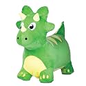 Waddle Plush Dinosaur Animal Hopper for Kids Ages 2+, Inflatable Hopping Toy with Soft Washable Cover & Hand Pump, Bouncy Ride On Dino Hopper for Toddlers, Indoor Outdoor Active Play