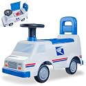 Waddle USPS Mail Truck Toddler Ride on Toys - Foot to Floor, Lights, Sounds, Interactive Toys, Includes Postal Box, 2 Envelopes, Toddler Toys, Easy Assembly, Durable Quality, Up to 44 lbs