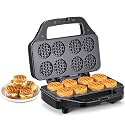 Waffle Maker, Reemix Multi Mini Waffle Iron Bake 8 x 1.8 Inch Small Waffles, Nonstick Waffle Iron with Quick Heat-Up, Simple & Easy Tiny Chaffle Baker for Home & Restaurants, Small Bites for Kids