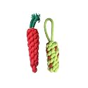 Dog Bite Toy + Dog Toys + Dog Chew Toys + Puppy Teething Toys + Rope Toys + Dog Toys for Small to Medium Dog Toys + Dog Toy Pack (Pack of 2)