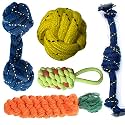 Dog Toys + Dog Chew Toys + Puppy Teething Toys + Rope Toys + Dog Toys for Small to Medium Dog Toys + Dog Toy Pack (Pack of 5)