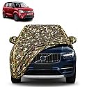 Wagon-R 100% Waterproof Car Cover | Dustproof Sun Protection Cover | Soft Cotton Lining | Triple Stitched | Mirror Pocket | Antenna Pocket | All Weather Body Cover (Army)