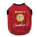 WAGZY Red Mumma39s Sunshine Printed Stretchable T-Shirts