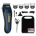 Wahl Lithium-Ion Deluxe Pro Series Rechargeable Pet Clipper with Low Noise and Heavy Duty Motor for Cordless Electric Dog Trimming and Shaving - Model 9591-2100